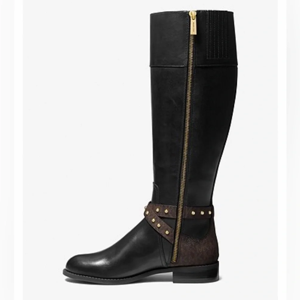 Michael Kors Kincaid Leather Riding Boot✨Brand new